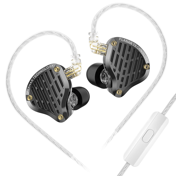 【KZ PR3】 Planar Magnetic In-Ear Monitor – 13.2mm Custom Mold Silver-Plated Diaphragm, 15Ω Low Impedance, High Sensitivity, N52H Magnet Array