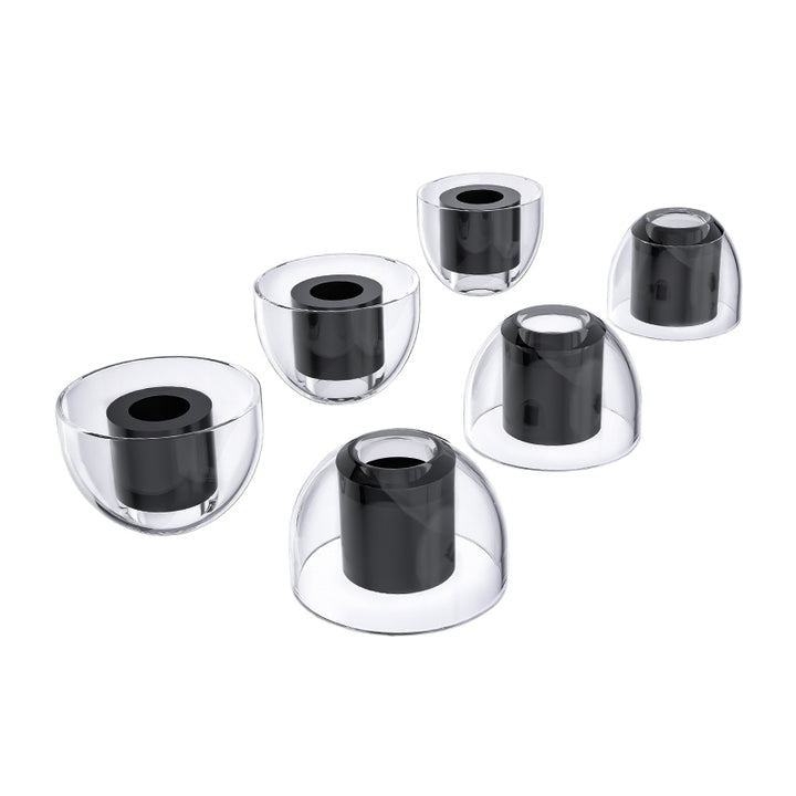 【KBEAR KT01——Clearance】 Liquid Silicone Eartips Skin Friendly Clear - KEEPHIFI