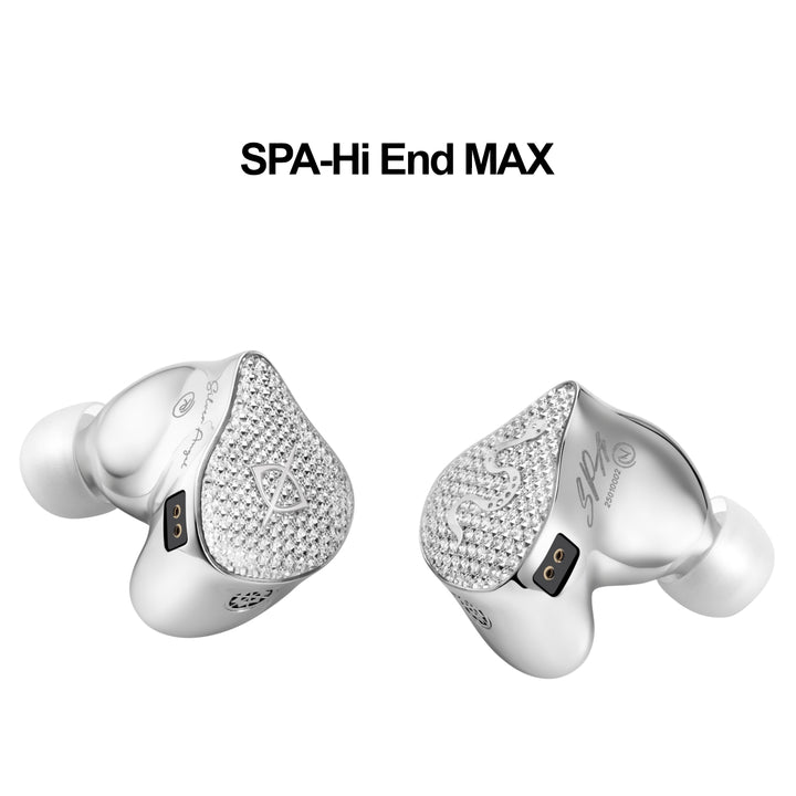 【EarAcoustic Audio SPA-Hi End MAX】in Ear Earphones 11.4mm Titanium Gold Ball Top+Silicon Crystal Edge Double Sided Composite Diaphragm Double Magnetic Circuit DD IEM Headphones