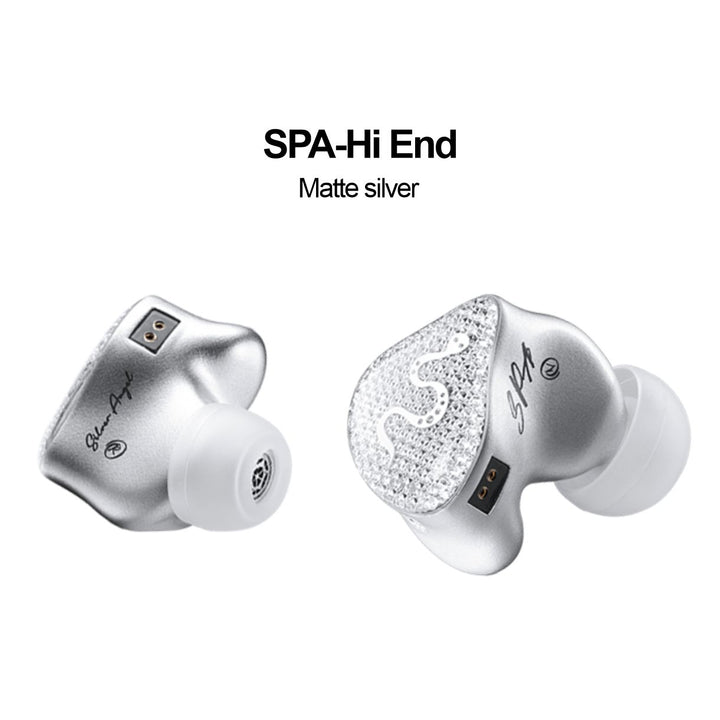 【EarAcoustic Audio SPA-Hi End】in Ear Earphones 11.4mm Titanium Gold Ball Top+Silicon Edge Double Sided Composite Diaphragm Double Magnetic Circuit DD IEM Headphones Earbuds