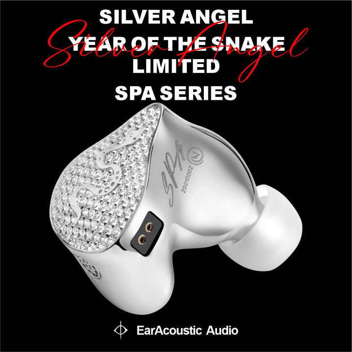 【EarAcoustic Audio SPA-Hi End MAX】in Ear Earphones 11.4mm Titanium Gold Ball Top+Silicon Crystal Edge Double Sided Composite Diaphragm Double Magnetic Circuit DD IEM Headphones