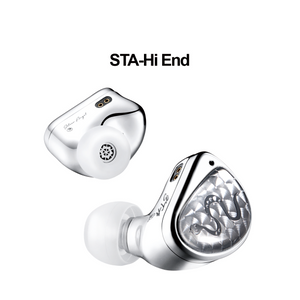 【EarAcoustic Audio STA-Hi End】in Ear Earphone, Dual Magnetic Beryllium-Plated Diaphragm+6mm Composite Diaphragm DD IEM Headphones Earbuds