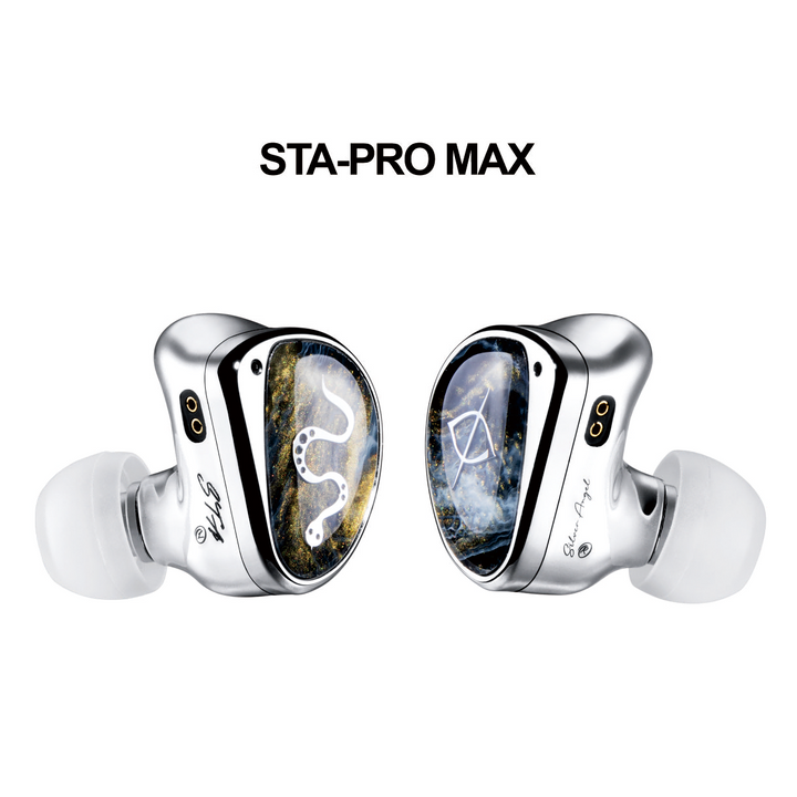 【EarAcoustic Audio STA-PRO MAX】in Ear Earphones 10mm Dual Magnetic LCP Diaphragm+6mm Titanium Plated Diaphragm DD IEM Headphones Earbuds