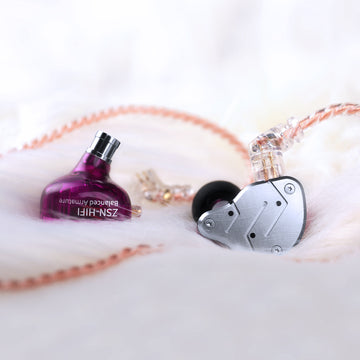 【KZ ZSN】 in Ear Earphone 1BA 1DD Stereo High Fidelity Earphone, KZ Earbuds High Resolution in Ear Monitor Headphone - KEEPHIFI