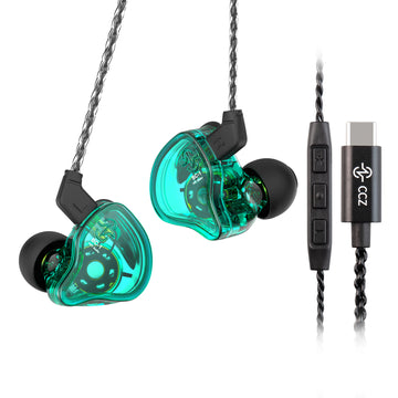 【CCZ Melody】Best IEM Earphones for Music Quality 1DD + 1BA Hybrid In Ear Monitor Headphone HiFi Bass Earphones Earbud - KEEPHIFI