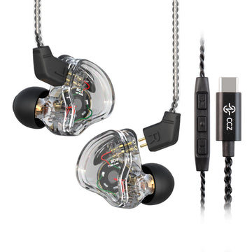 【CCZ Melody】Best IEM Earphones for Music Quality 1DD + 1BA Hybrid In Ear Monitor Headphone HiFi Bass Earphones Earbud - KEEPHIFI
