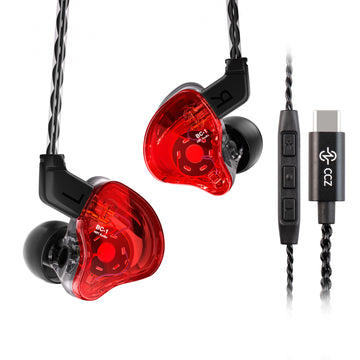 【CCZ Melody】Best IEM Earphones for Music Quality 1DD + 1BA Hybrid In Ear Monitor Headphone HiFi Bass Earphones Earbud - KEEPHIFI