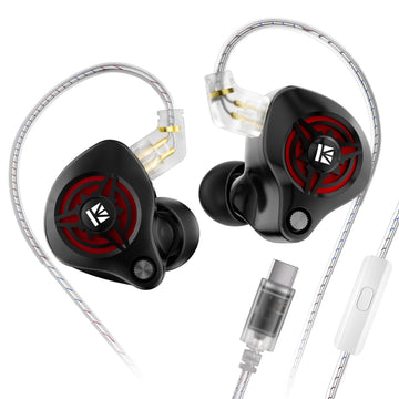 【KBEAR BANG-K BK1】10mm Single DD In-Ear HiFi Gaming Earphones, Pinpoint Audio Accuracy|Pure HiFi Sound, Stylish Gaming Design,3.5mm/Type C version for Gaming - KEEPHIFI