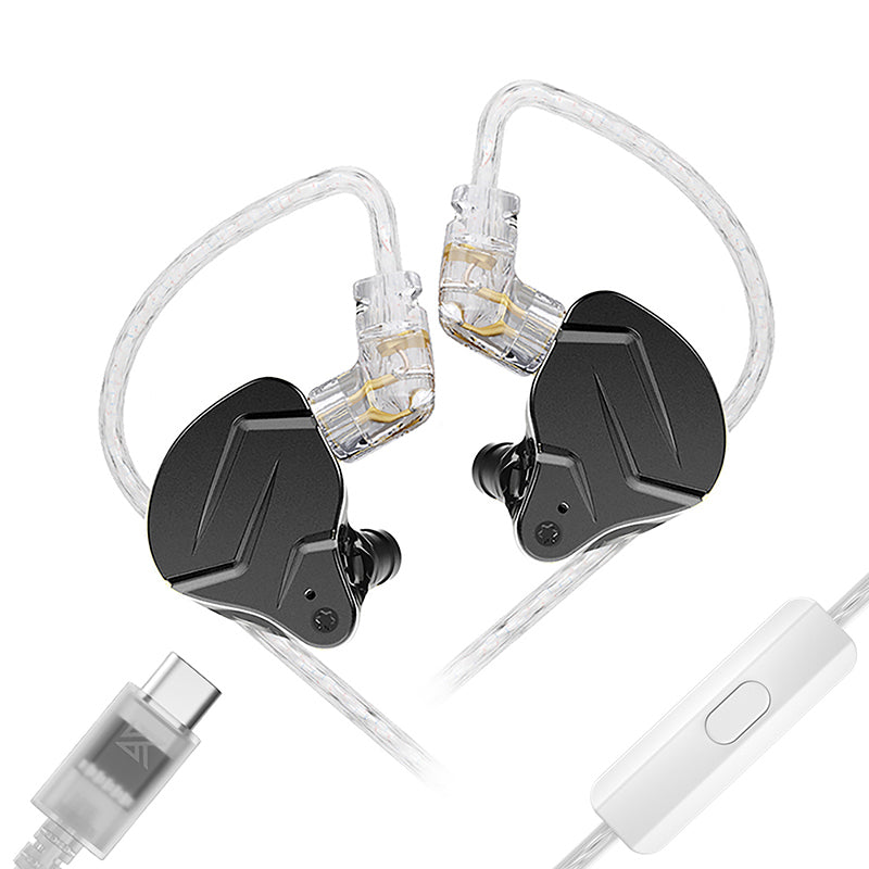 KZ ZSN Pro X】1BA 1DD Hybrid in Ear Monitors IEM Earphones Wired Gamin