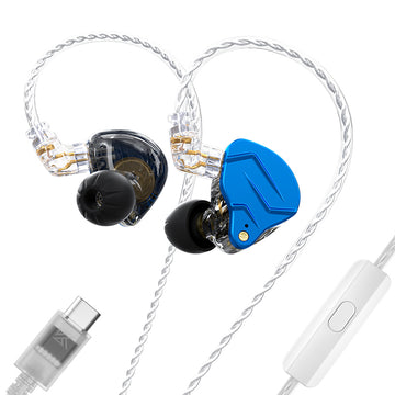 【KZ ZSN Pro X】1BA 1DD Hybrid in Ear Monitors IEM Earphones Wired Gaming Earbuds - KEEPHIFI