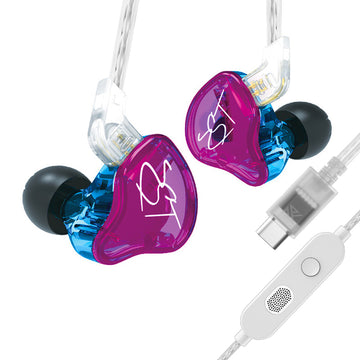 【KZ ZST】1BA+1DD HiFi in Ear Monitors Headphones Wired Gaming Earbuds IEM Earphones - KEEPHIFI