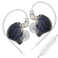 【KZ ZSN Pro 2】 in-Ear Monitors Headphones Metal Earphones 1BA+1DD Hybrid Technology HiFi Bass Clear Sound IEMs Noise Cancellation Earbuds Wired for Musicians Singer Audiophile