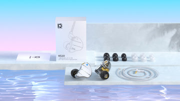 【KBEAR KS10】 1DD+4BA Metal Earphone HIFI In Ear Earbud With 0.78mm Cable Sport Game Music Monitor Sound Noise Reduction Headset - KEEPHIFI