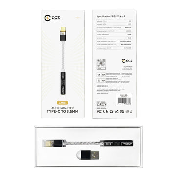 【CCZ CM01】Portable DAC and Headphone Amplifier, Hi-Res Certified, DAC Chip CX31993 - KEEPHIFI