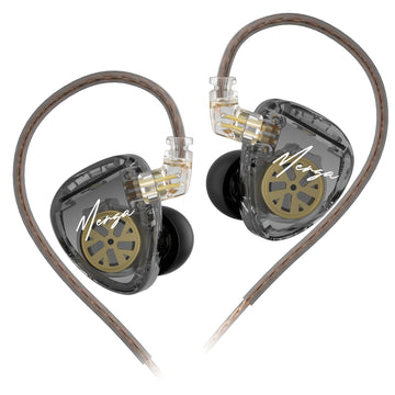 【KZ Merga】in Ear Monitor,Dual Dynamic Driver in-Ear Headphones HiFi Stereo Earbuds for Musician - KEEPHIFI