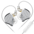 【KZ ZSN Pro 2】 in-Ear Monitors Headphones Metal Earphones 1BA+1DD Hybrid Technology HiFi Bass Clear Sound IEMs Noise Cancellation Earbuds Wired for Musicians Singer Audiophile