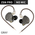 【KZ ZSN Pro】 In Ear Monitors IEM Earphones with Hybrid Dynamic Driver Balanced Armature Wired Earbuds Headphones 1DD 1BA Gaming Earbuds Stereo Bass Sound Ergonomic Comfortable Fit