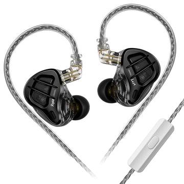 【KZ ZAR】 in-Ear Monitor Headphones 7BA+1DD Hybrid 8 Drivers Earbuds Stereo Sound HiFi Bass Noise Isolation Earphones Headphones for Professional Musicians - KEEPHIFI