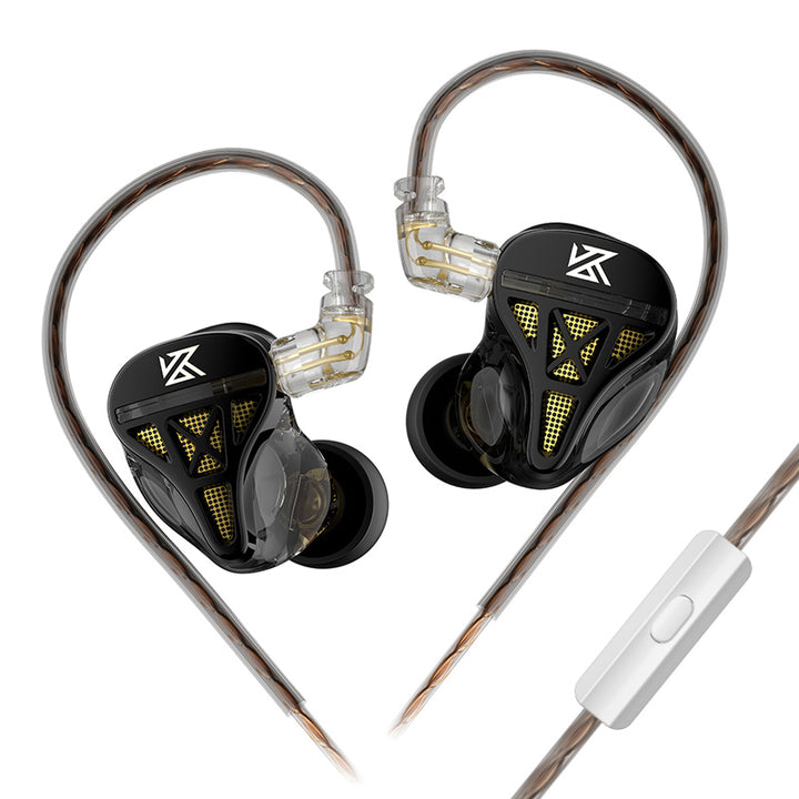 【KZ DQS】 Single Dynamic In-Ear Monitor – 5μm Diaphragm, 0.15mm Ultra-Narrow Magnetic Gap, High-Precision 4-Layer Voice Coil,