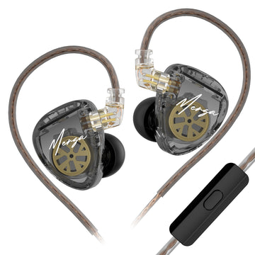 【KZ Merga】in Ear Monitor,Dual Dynamic Driver in-Ear Headphones HiFi Stereo Earbuds for Musician - KEEPHIFI