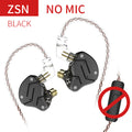 【KZ ZSN】 in Ear Earphone 1BA 1DD Stereo High Fidelity Earphone, KZ Earbuds High Resolution in Ear Monitor Headphone - KEEPHIFI