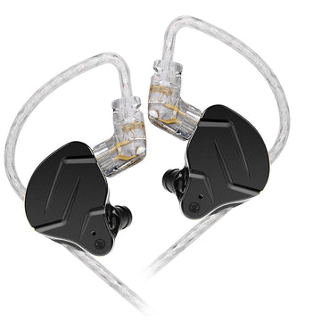 【KZ ZSN Pro X】 in Ear Monitor, Wired Gaming Earbuds, HiFi KZ in Ear Headphones with Hybrid Dual Driver 1BA 1DD High Fidelity Musicians IEM Earphones - KEEPHIFI