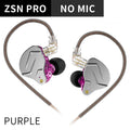 KZ ZSN Pro in Ear Monitors IEM Earphones with Hybrid Dynamic Driver Balanced Armature Wired Earbuds Headphones 1DD 1BA Gaming Earbuds Stereo Bass Sound Ergonomic Comfortable Fit