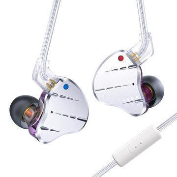 【KBEAR KS10】 1DD+4BA Metal Earphone HIFI In Ear Earbud With 0.78mm Cable Sport Game Music Monitor Sound Noise Reduction Headset - KEEPHIFI