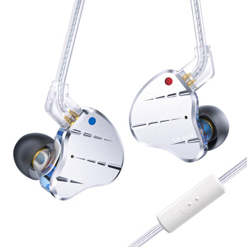 【KBEAR KS10】 1DD+4BA Metal Earphone HIFI In Ear Earbud With 0.78mm Cable Sport Game Music Monitor Sound Noise Reduction Headset - KEEPHIFI