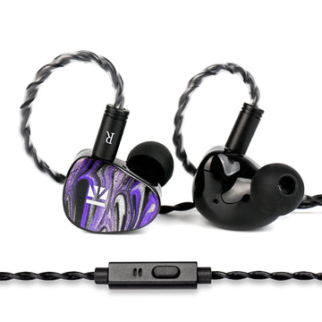 【KBEAR Alkaid KB03】in Ear Monitors 1 DD+1 BA+1 Bone Conduction Hybrid HiFi IEM Earphones, Upgraded Vibration Bone Conduction Driver, Perfect for Gaming, No mic - KEEPHIFI
