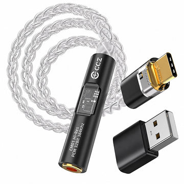 【CCZ CM01】Portable DAC and Headphone Amplifier, Hi-Res Certified, DAC Chip CX31993 - KEEPHIFI
