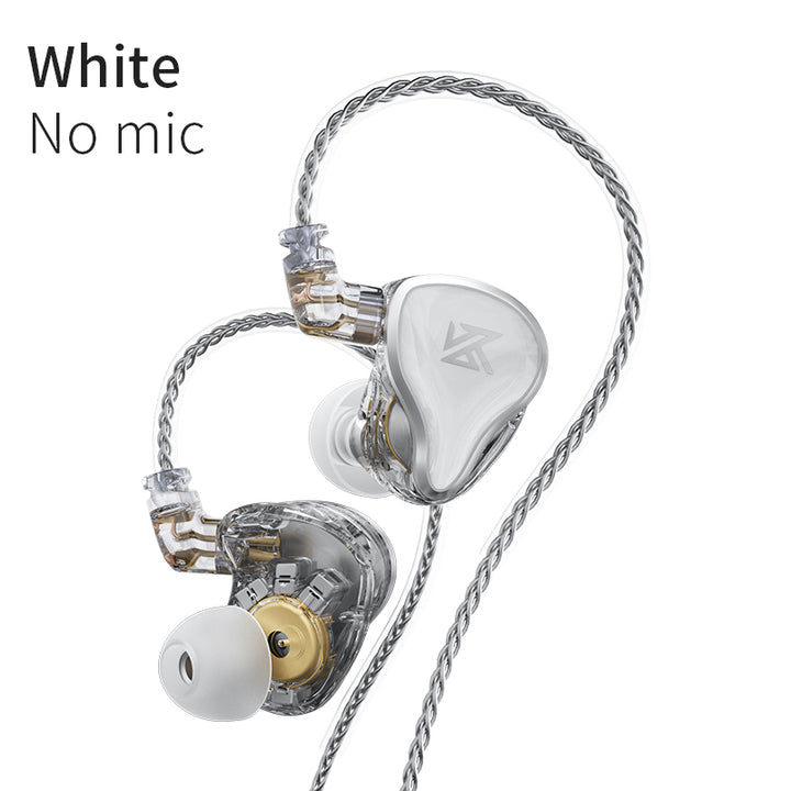 【KZ ZAS——Clearance】 Flagship 16-Unit Hybrid In-Ear Monitor – 10mm Dual Magnetic DD + 7 BAs (50024s ×3 + 30019 ×1 + 30019 High-Frequency BA), 200-Core Silver-Plated Cable