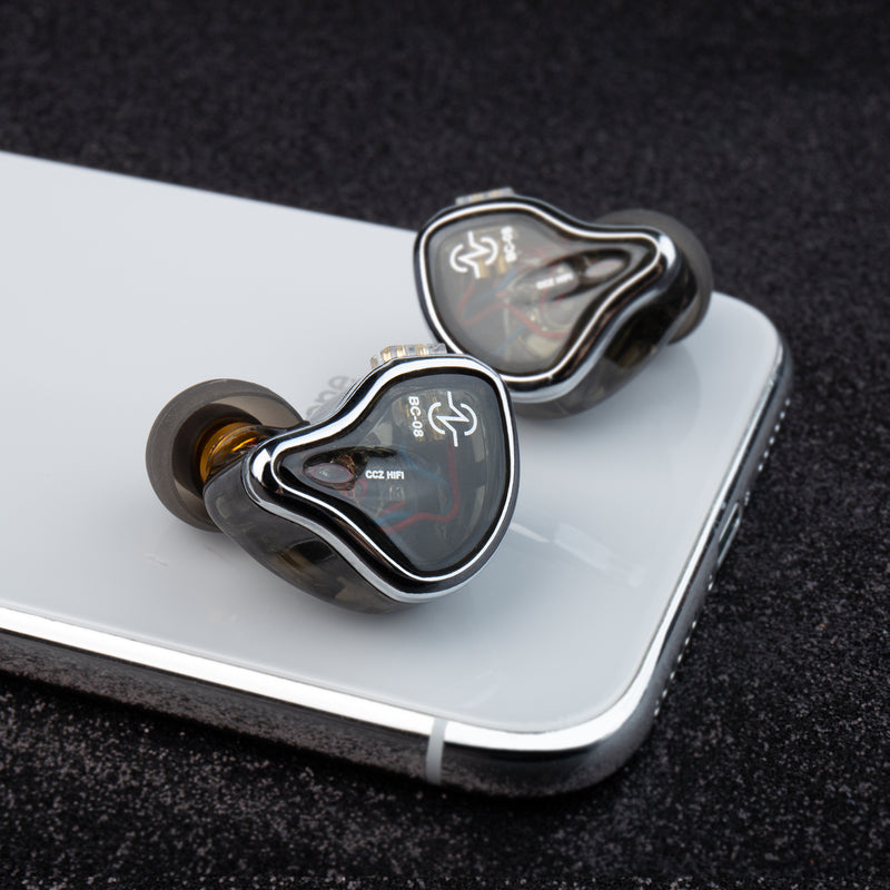 【CCZ Warrior】Hybrid 3BA+1DD  In-ear HiFi Earphones Wired with Microphone Noise Isolation
