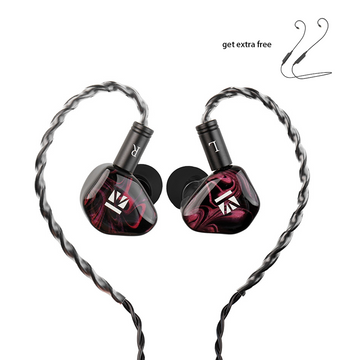 【KBEAR KB01】 Headphones 10MM Beryllium Diaphragm Dynamic Drivers Earphone Noise Cancelling Earbuds Sport In-ear Headset Monitor - KEEPHIFI