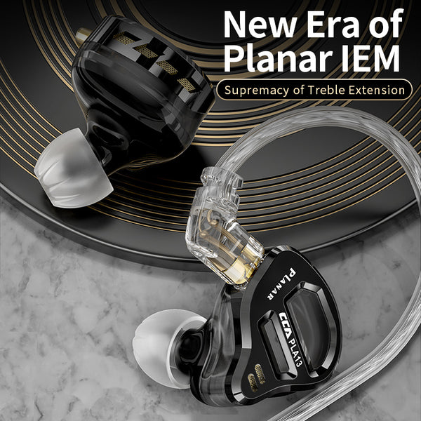 【CCA PLA13】13.2mm Planar Driver In-ear Earphone