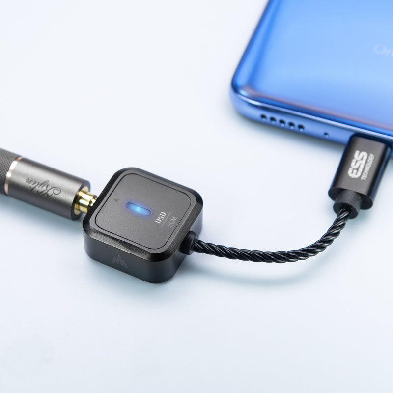 【Whizzer DA1 Cube】Protable DAC MQA HD USB TYPE C to 3.5mm Decoding Audio Headphone Amplifier DSD128 Output for Android iOS Mac | Free Shipping