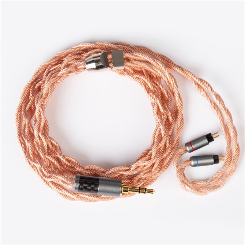 【KBEAR Inspiration-C】 4 Core Upgrade 4N Single Crystal Copper Woven Litz Structure Cable 560 Strands 2.5/3.5/4.4mm Plug Types