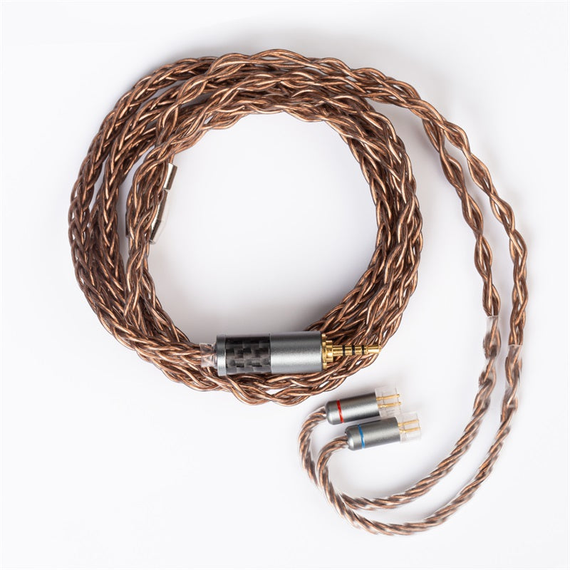 【KBEAR Crystal-B】8 Core 7N OCC Upgrade HiFi Earphone Litz Cable|Free Shipping