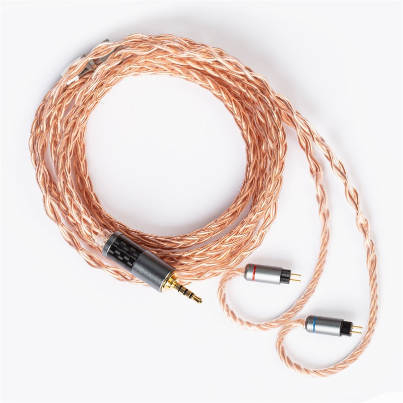 【KBEAR Crystal-C】 8 Core 7N OCC Upgrade Cable With152 Strands|Free Shipping