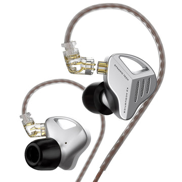 【KZ ZVX】 In-ear Earphones HiFi 0.75mm 2PIN OFC Flat Cable Detachable Earphone IEM - KEEPHIFI