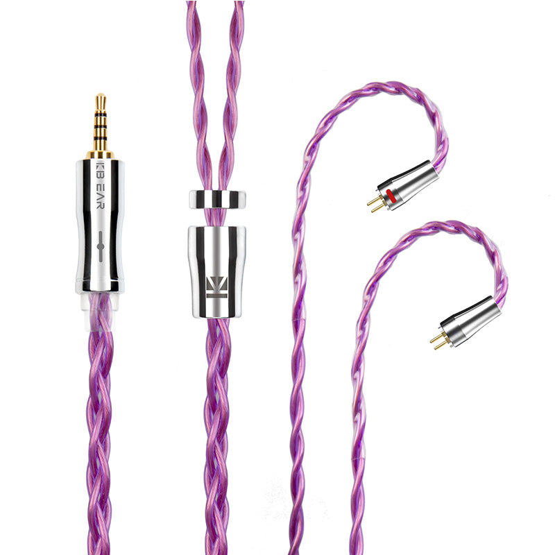 【KBEAR Glory】4 Core 6N Single Crystal Copper Upgraded Cable