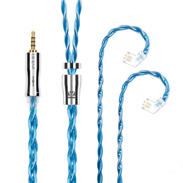 【KBEAR Glory】4 Core 6N Single Crystal Copper Upgraded Cable - KEEPHIFI