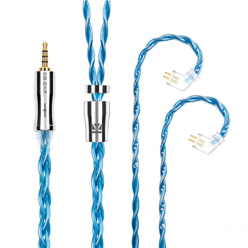 【KBEAR Glory】4 Core 6N Single Crystal Copper Upgraded Cable - KEEPHIFI