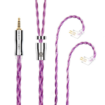 【KBEAR Glory】4 Core 6N Single Crystal Copper Upgraded Cable - KEEPHIFI