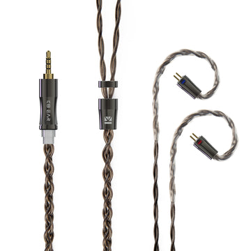【KBEAR Hazy】6N Graphene+Copper-Silver Alloy mixedly braided upgrade cable - KEEPHIFI