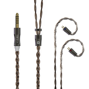 【KBEAR Hazy】6N Graphene+Copper-Silver Alloy mixedly braided upgrade cable - KEEPHIFI