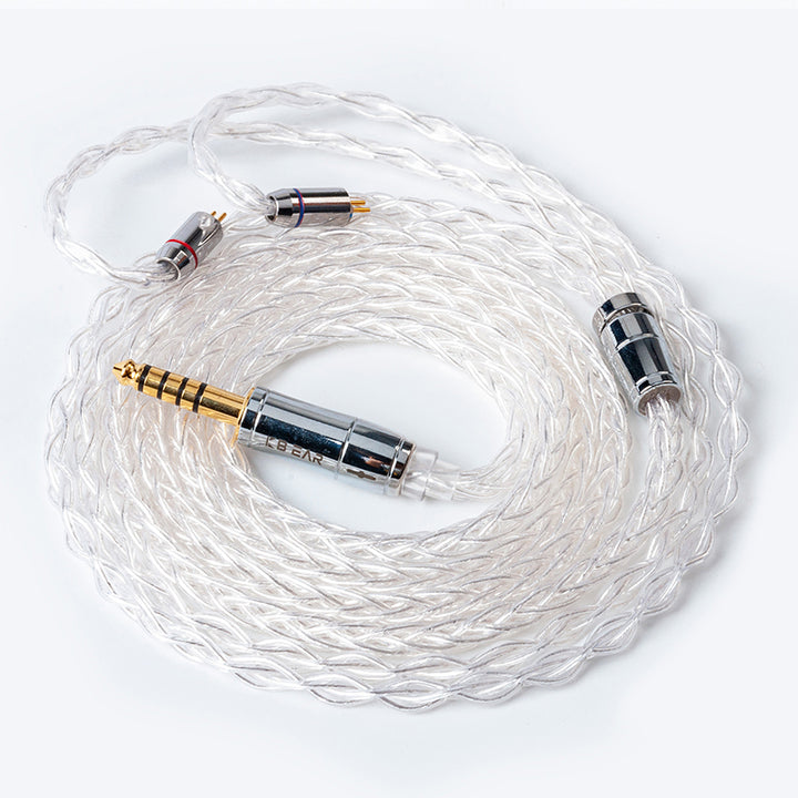 【KBEAR Limpid Pro】 8 Core Pure Silver Cable|Free Shipping - KEEPHIFI