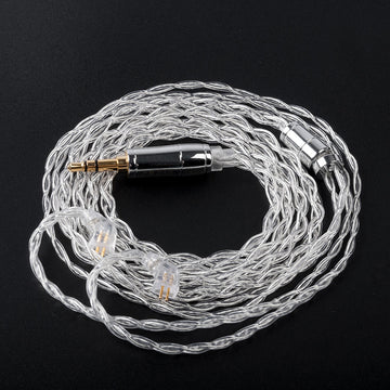 【KBEAR Limpid】4 Core 4N 99.99% Purity silver earphone cable|Free Shipping - KEEPHIFI