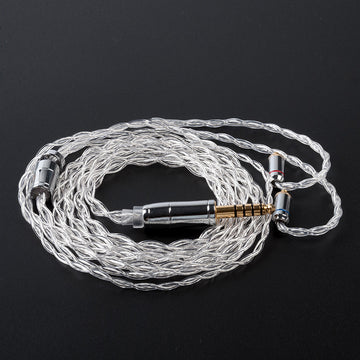 【KBEAR Limpid】4 Core 4N 99.99% Purity silver earphone cable|Free Shipping - KEEPHIFI
