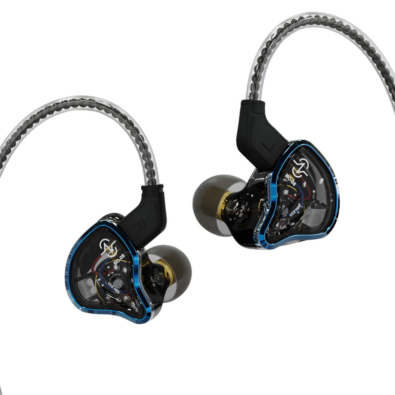 【CCZ Warrior】Hybrid 3BA+1DD  In-ear HiFi Earphones Wired with Microphone Noise Isolation